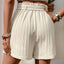 Perfee Textured High Waist Shorts with Pockets - Korvel