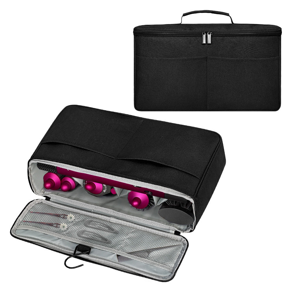travel storage bag compatible with Dyson Airwrap Styler, a portable organizer with multi-pockets for hair curler and attachments - Korvel