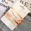 4PCS Colorful Bead Metal Hairpins for Women