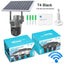 Solar camera WIFI dual-screen gunball 10x zoom low-power battery wireless monitor - Korvel