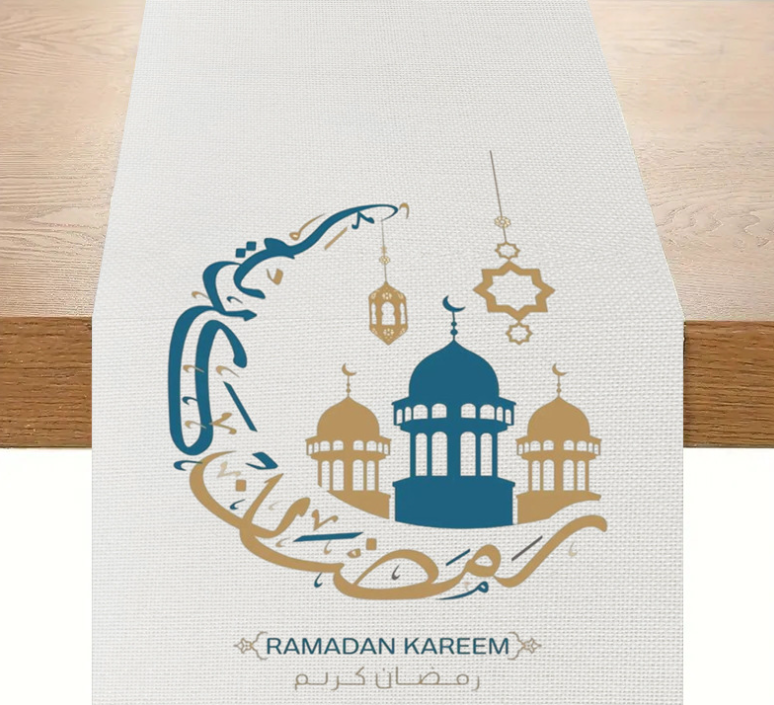 Printed Moon Castle House Tablecloth Home Decoration Party Festival Atmosphere Table Flag - Korvel