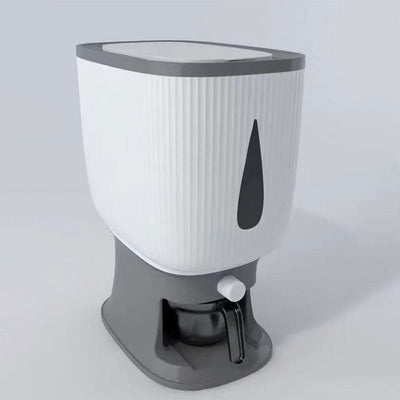 10Kg Rice Dispenser Storage Container with Measuring Cylinder