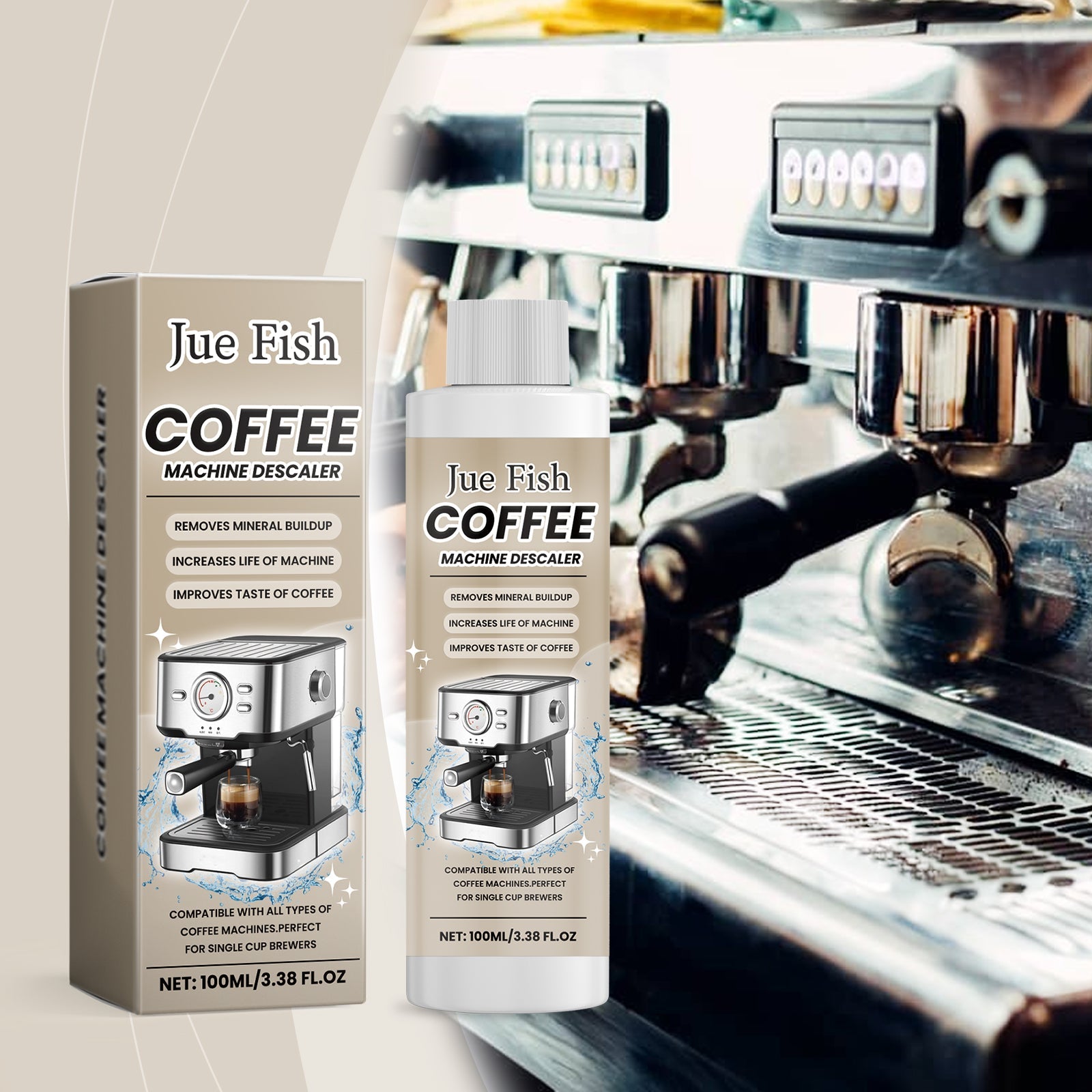 Coffee Machine Scale Remover, Coffee Machine Special Detergent Scale Stain Cleaning And Refurbishing Agent - Korvel
