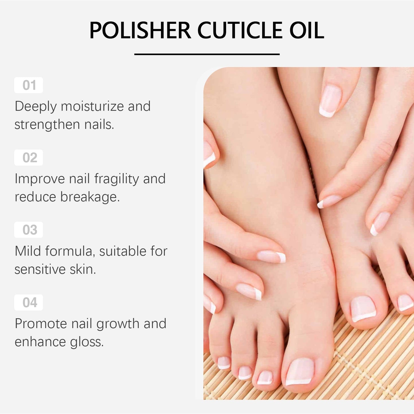 Nail Care Solution Set Improves Soft Nails By Moisturizing Cuticle And Repairing Nails - Korvel