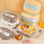 Food grade 304 stainless steel insulation compartment lunch box lunch box - Korvel