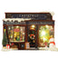 Maisons de poupées en bois DIY Joyeux Noël Wonderland avec lumière LED