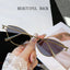 Lunettes de soleil tendance en forme de chat pour femmes - Style vintage de luxe