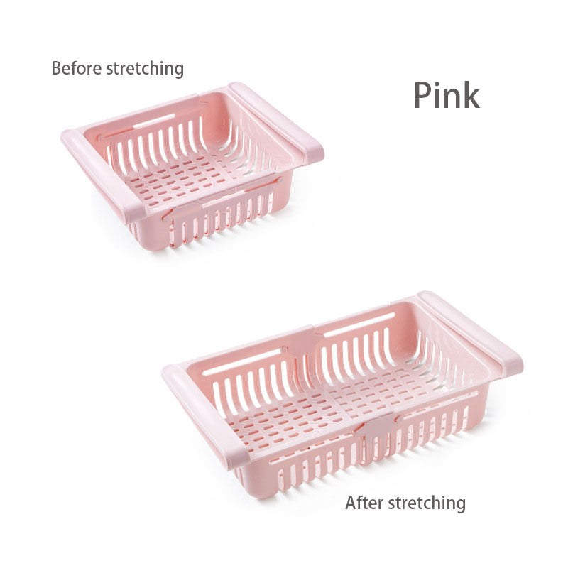 Retractable Refrigerator Divider Storage Rack