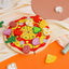 Children's early education puzzle play house simulation pizza fruits and vegetables joyful role-playing kitchen wooden toys - Korvel