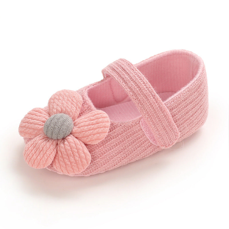 Spring And Autumn Style 0-1 Year Old Baby Toddler Shoes Soft Bottom Breathable Baby Shoes All-Match Princess Shoes - Korvel
