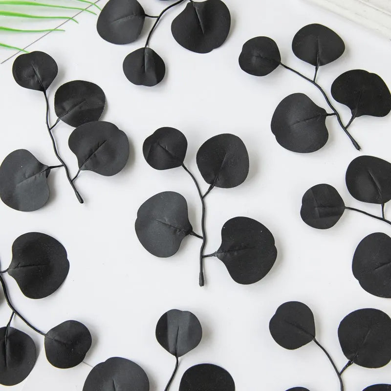 Artificial plants, eucalyptus leaves, festivals, weddings, home decor, DIY wreaths, bouquet accessories. - Korvel
