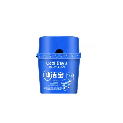 Toilet cleaner, toilet deodorizer, flushing cleaner, descaling cleaner, powerful yellow and dirt remover, blue bubble cleaner - Korvel
