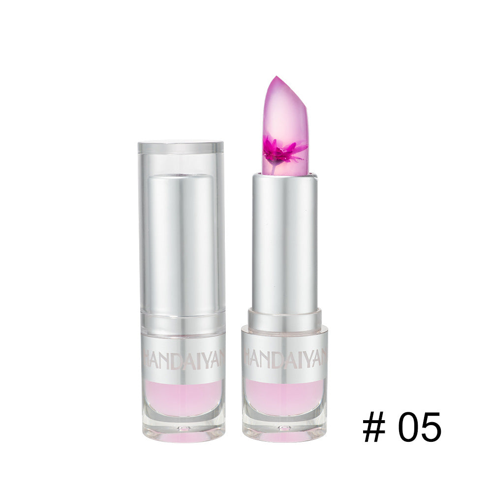 HANDAIYAN Warm Lipstick Flower Color Changing Moisturizing Lipstick Is Not Easy To Fade And Does Not Take Off Makeup - Korvel
