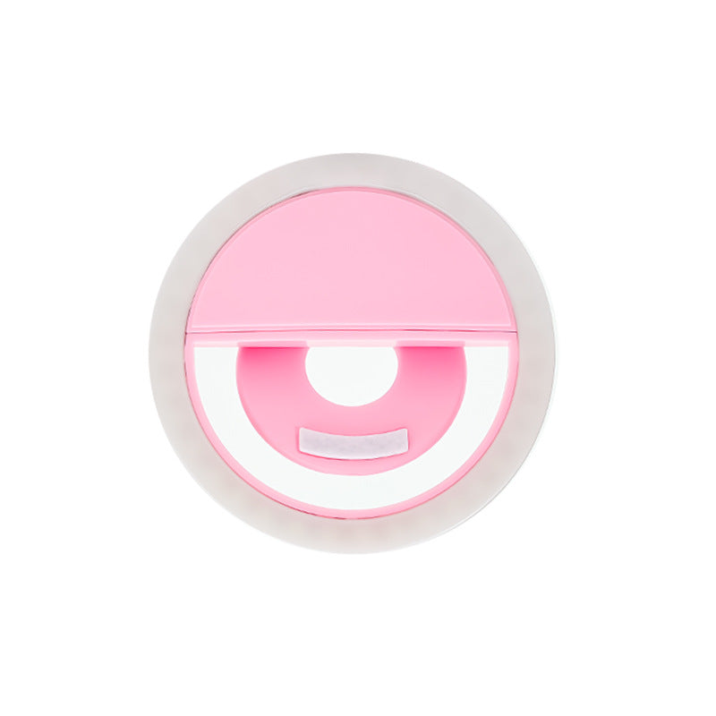 RK-12 Mobile Phone Fill Light Wholesale Live Beauty Selfie Lighting Round Flash Charging LED Fill Light - Korvel