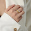 18K Gold-Plated Open Ring - Korvel