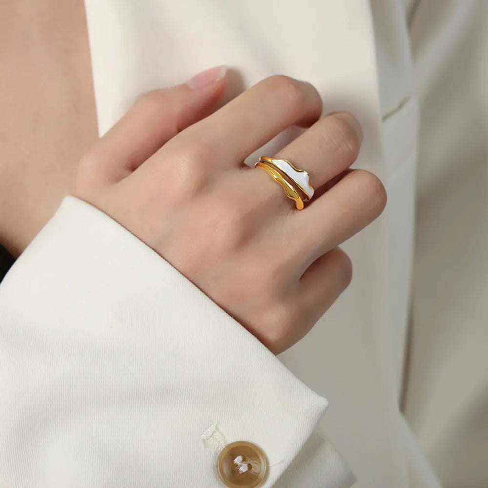 18K Gold-Plated Open Ring - Korvel