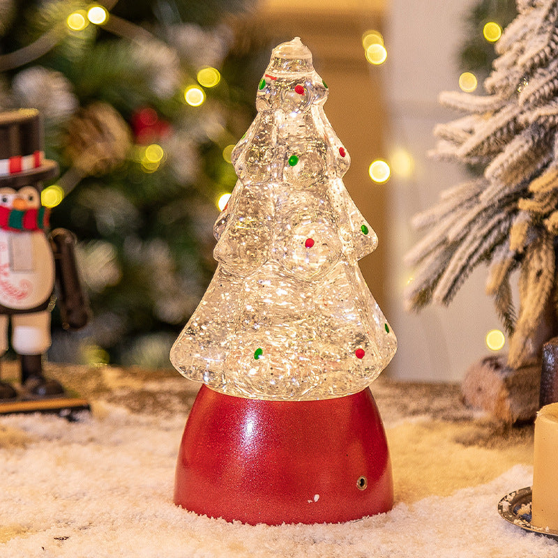 Christmas decorations, Christmas trees, crystal balls, music boxes, Christmas snowflakes, music lights, Christmas gifts, night lights - Korvel