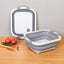 Household Multifunctional Folding Chopping Board Household Japanese Folding Board 3 In 1 All Vegetable Washing Storage - Korvel