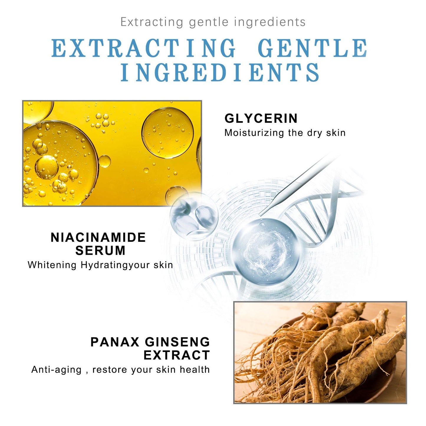 Niacinamide Serum, Lightening And Whitening Skin Moisturizing And Anti-Wrinkle Essence - Korvel