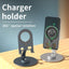 Rotatable foldable portable wireless charging desktop magnetic phone holder aluminum alloy magsafe holder - Korvel