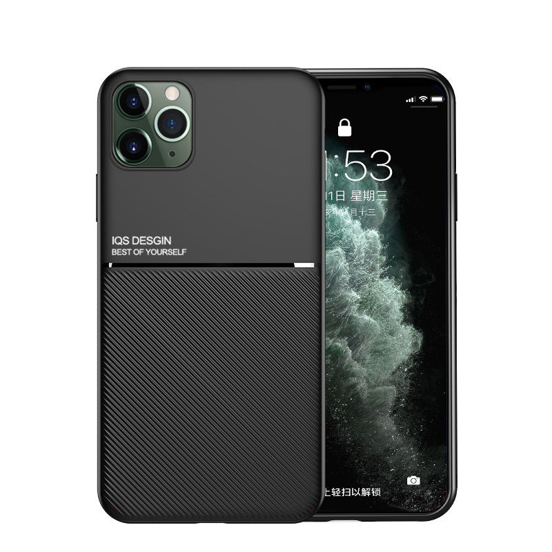 iPhone13PRO MAX mobile phone case for Apple 13TPU soft edge 11 car magnetic suction 13 protective cover - Korvel