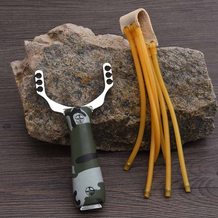 Premium Stainless Steel Slingshot for Outdoor Shooting