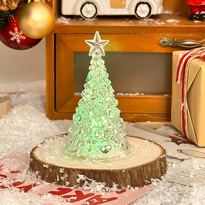Christmas Star LED Night Light - Festive Desktop Ornament