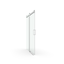 68 to 72 inches wide x 76 inches high frameless soft closing shower door 3/8 inches (10mm) thick brushed nickel solid glass 22D0 - Korvel