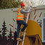 17ft Multi-Position Foldable Aluminum Ladder, A-Frame and Straight Ladder, ANSI 250lbs - Korvel