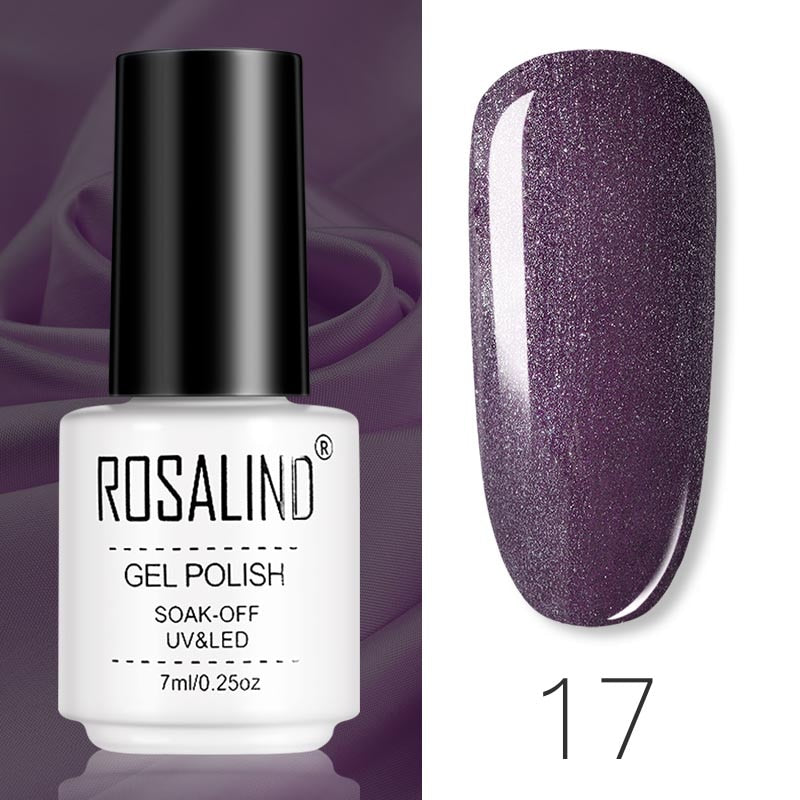 ROSALIND Gel Polish Set Manicure for Nails Semi Permanent Vernis top coat UV LED Gel Varnish Soak Off Nail Art Gel Nail Polish - Korvel
