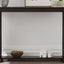 48-Inch Rustic Vintage Console Table --- Farmhouse Style Entryway Table with Open Shelf and Sturdy Construction  (Espresso) - Korvel