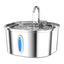 Distributeur d'eau intelligent en acier inoxydable premium pour animaux de compagnie