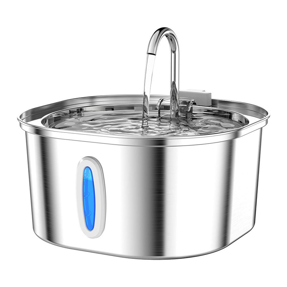 Distributeur d'eau intelligent en acier inoxydable premium pour animaux de compagnie