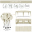 Carpa Plegable de 10'x20' con 6 Paredes Laterales Desmontables