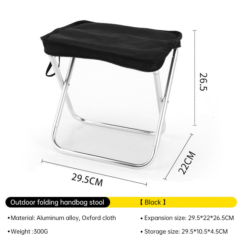 Outdoor Folding Ultra Light  Camping Chair Portable Bench Travel Self driving Tour BBQ Camping Equipment - Korvel