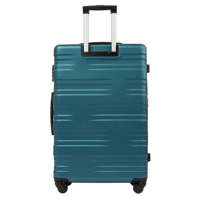 Merax Luggage with TSA Lock Spinner Wheels Hardside Expandable Luggage Travel Suitcase Carry on Luggage ABS 24"  blue green - Korvel