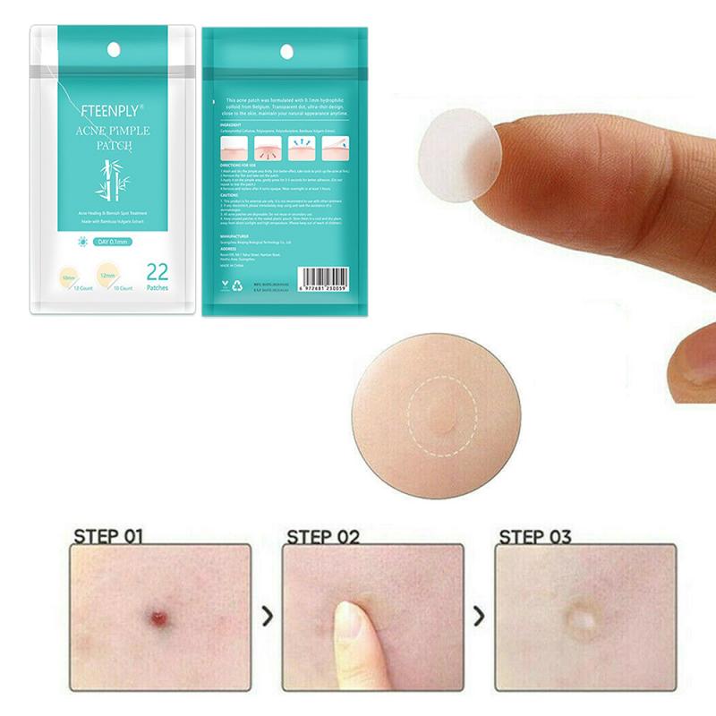 22Pcs Patch Invisible contre les boutons pour les soins de la peau