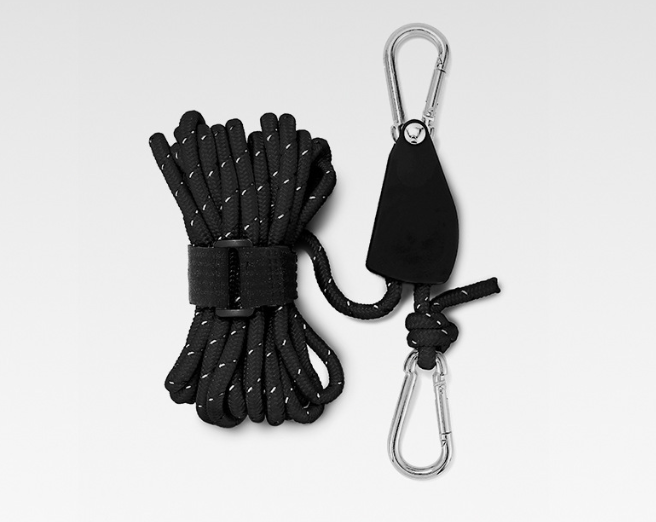 Camping Tent Tie Down Rope Tightener Fastening Pulley Ratchet Hangers Awning Rope Hook Canopy Buckle Rope Tightening Straps Tool - Korvel