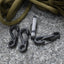 10 Pcs Equipment Survival EDC Paracord Carabiner Snap Mini SF Spring Clip Camping Hiking Hook Backpack Tactical Buckle Clip - Korvel