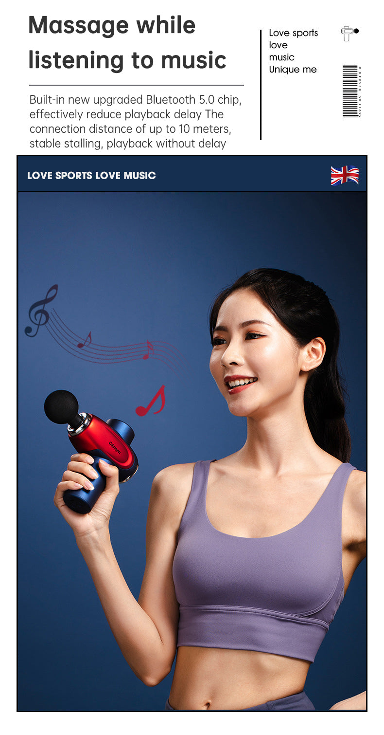 CP-F10 fascia gun muscle massager cervical muscle relaxer electric menstrual gun leg electric - Korvel