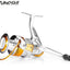 YUMOSHI 12BB 5.5:1 Carrete de Pesca de Metal Ligero