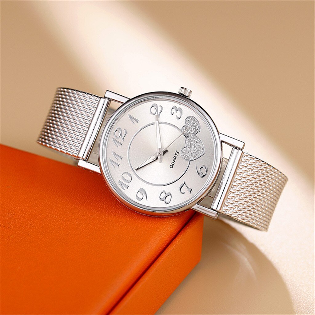The Latest Top Watch Fashion Women Mesh Belt Watch Wild Lady Creative Gift relojes para mujer Drop Shopping - Korvel