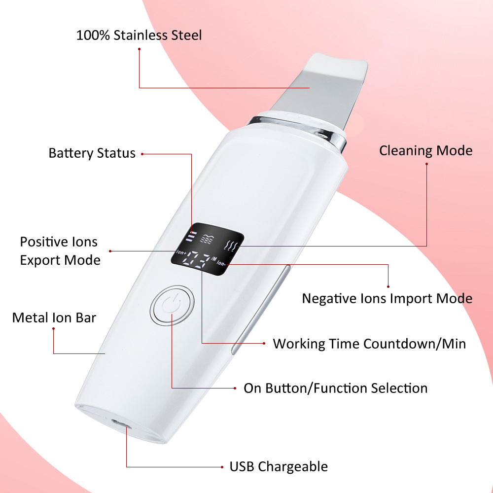 Hailicare Ultrasonic Skin Scraper with LED Display