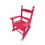 Children's rocking red chair Indoor or Outdoor -Suitable for kids-Durable Solid Wood - Korvel