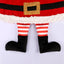 New Christmas Tree Skirt Christmas Party Decoration Santa Claus Feet Christmas Tree Base Apron - Korvel