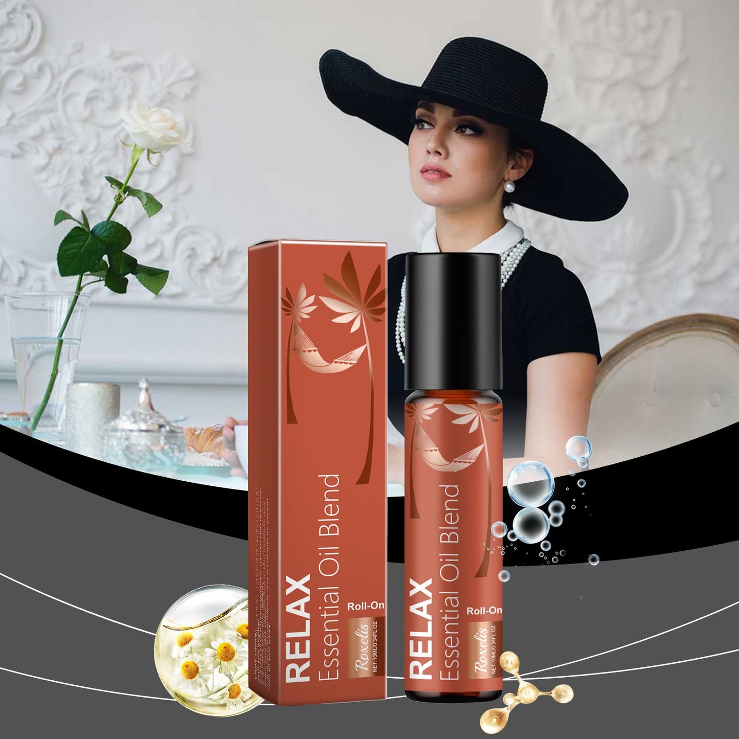 Chamomile Ball Perfume Essential Oil Fresh Light Fragrance Chamomile Charm Elegant Stay Fragrance Long Ball Essential Oil - Korvel