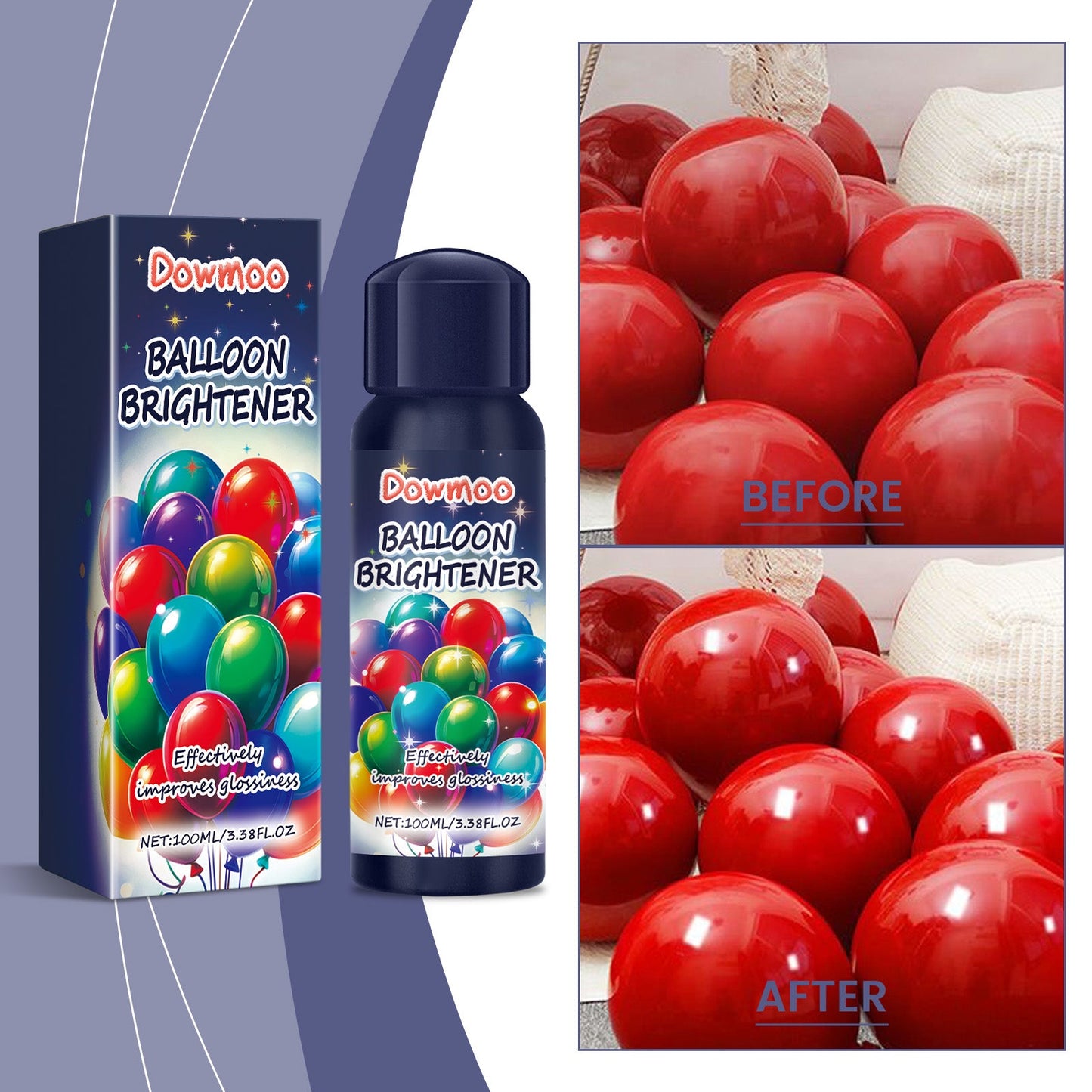 Party Balloon Brightener To Enhance The Party Atmosphere Balloon Long-Lasting Bright Surface Texture Brightener - Korvel