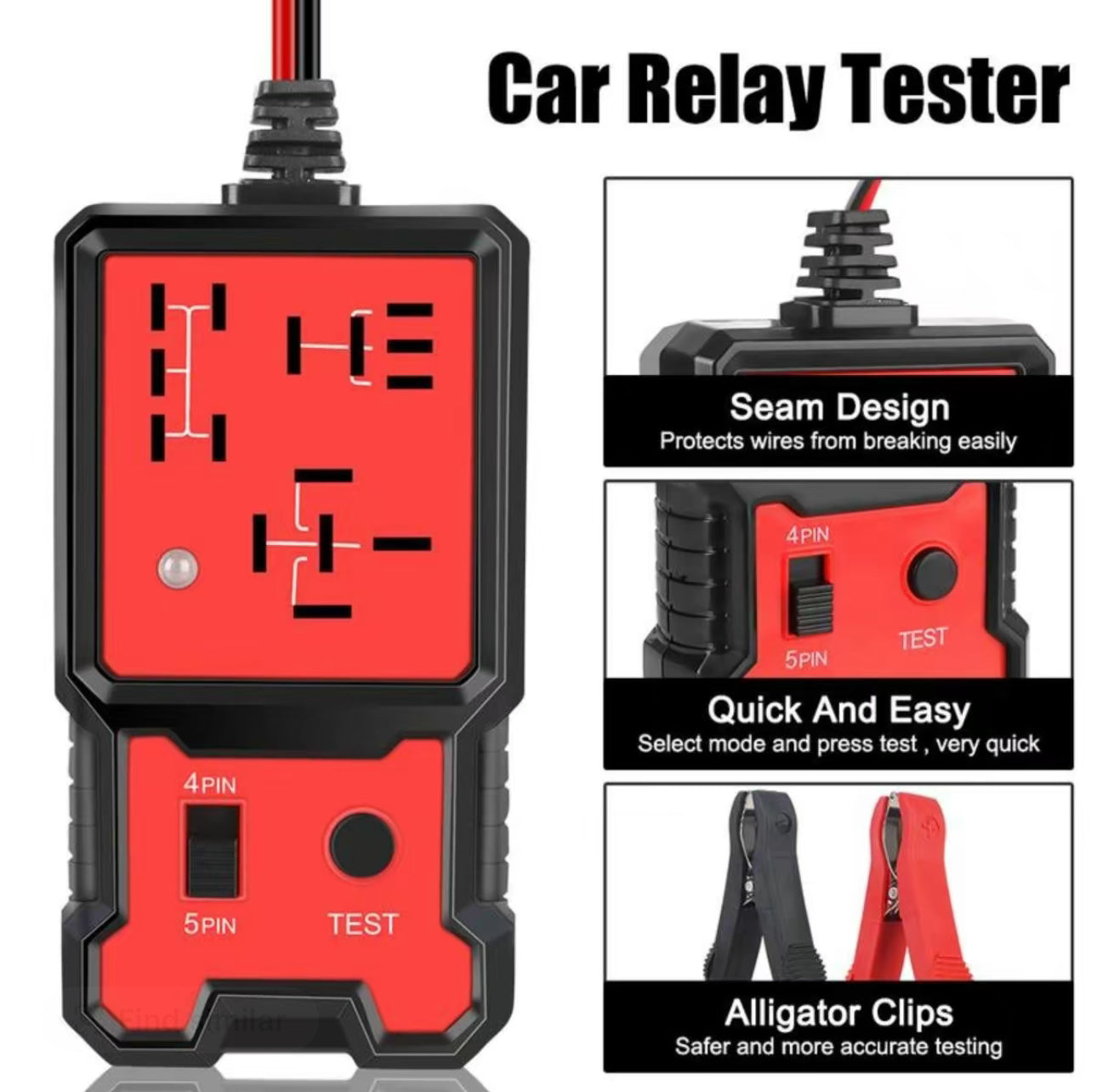 RelayCheck Pro 12V - Probador de Relés de Precisión
