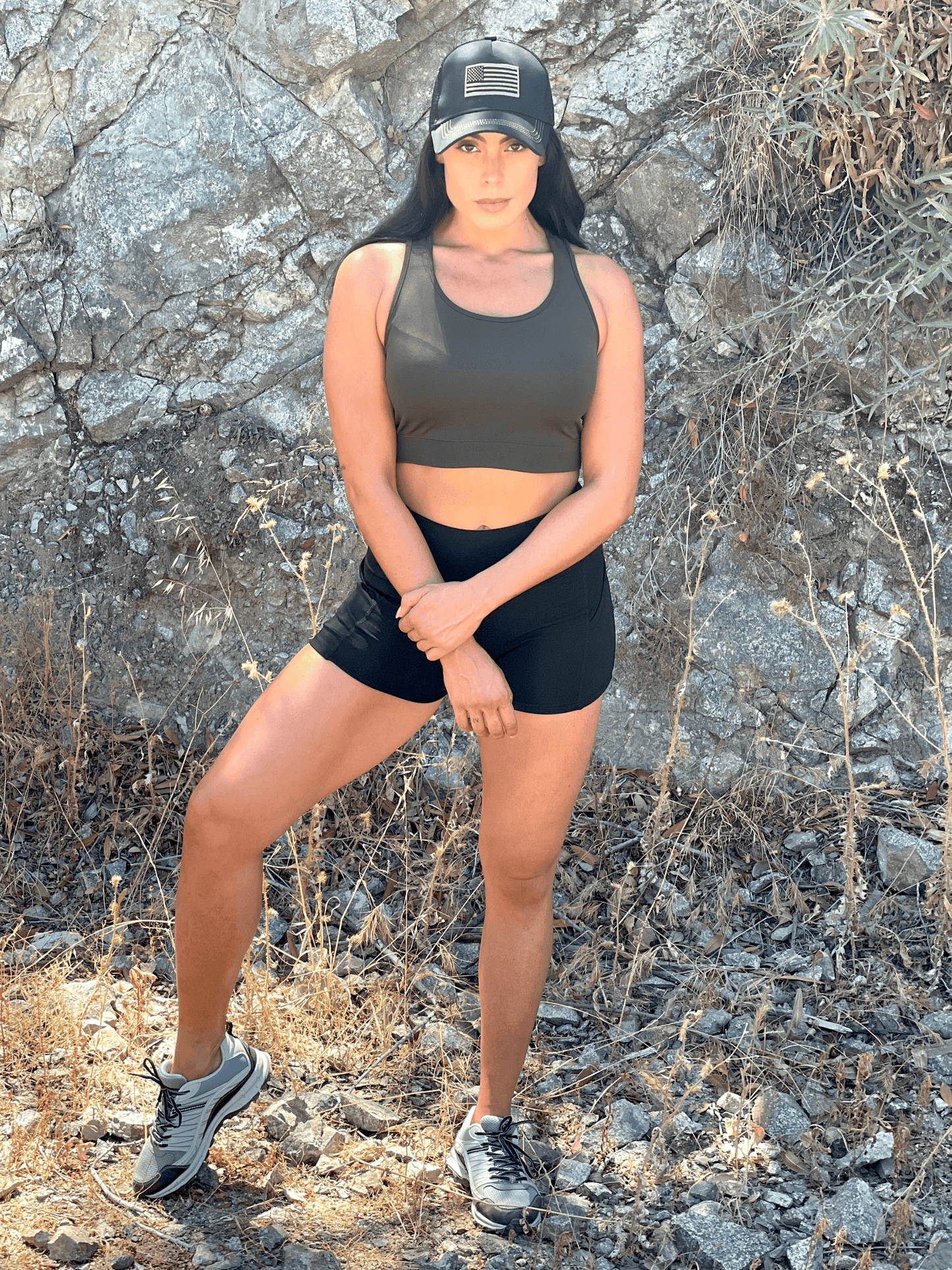 Shorts de sport taille haute JupiterGear avec poches latérales
