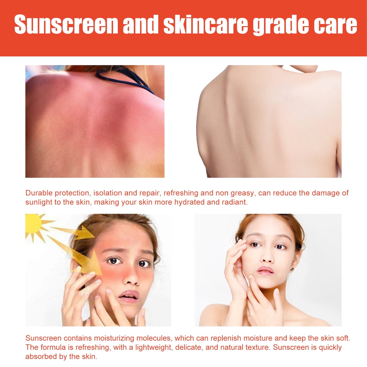 Refreshing Protective Cream for Summer UV Defense